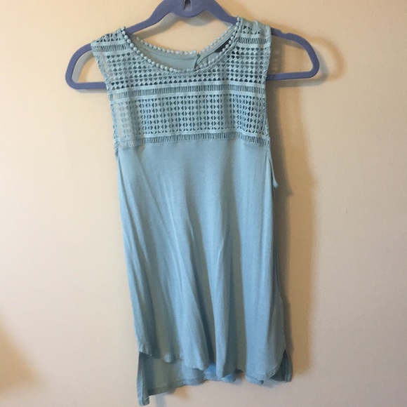 H&M Tops - Light blue sleeveless top